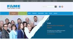 Desktop Screenshot of famemaine.com