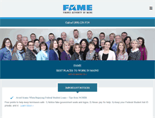 Tablet Screenshot of famemaine.com